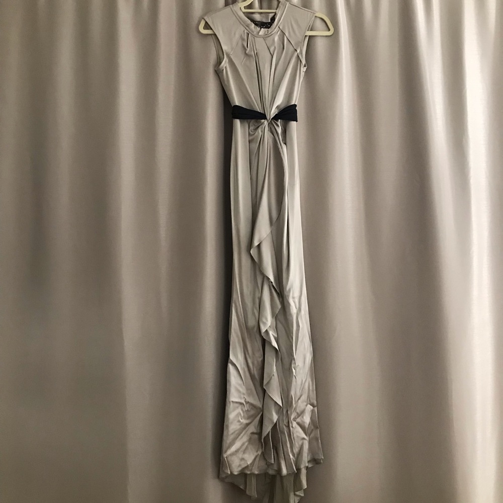 Embellished Vera Wang Lavender Label Gown